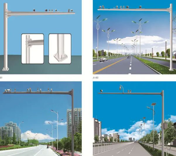 交通電子警察監(jiān)控桿有哪些類型，如何識(shí)別？